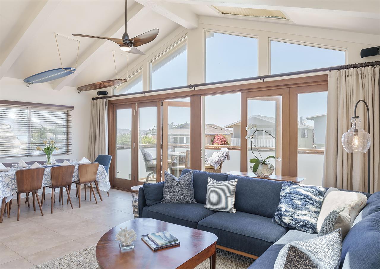 Great Room Opens to the Balcony