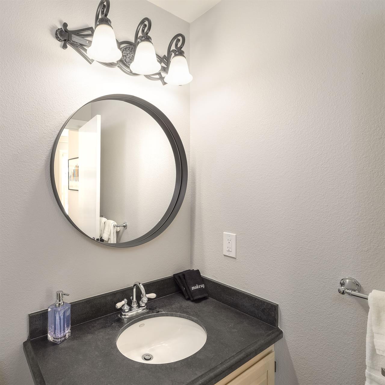 Powder Room on Lower Level