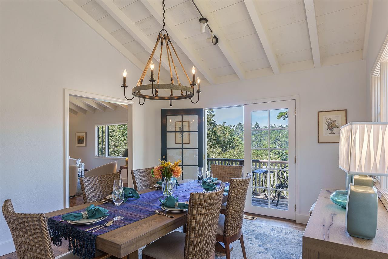 Formal Dining Area Next to the Kitchen Seats 8