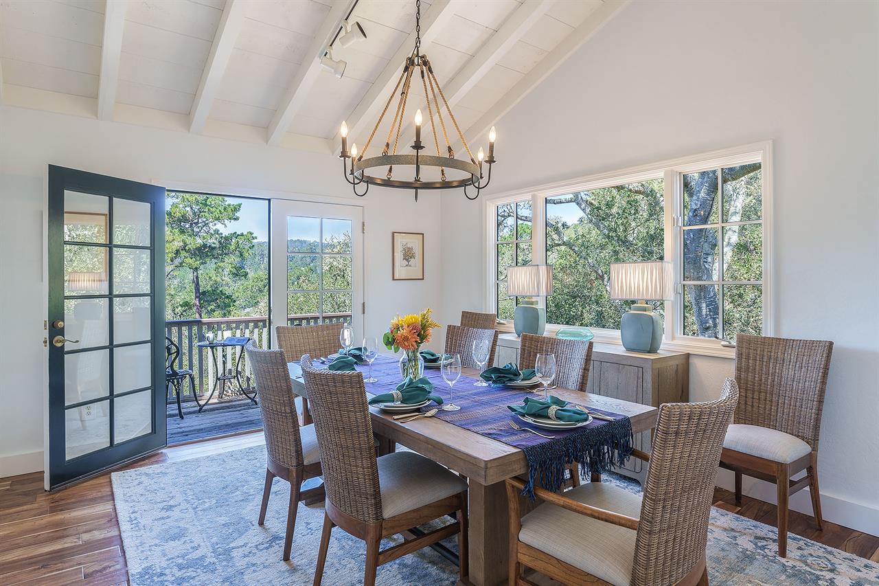Formal Dining Area Next to the Kitchen Seats 8
