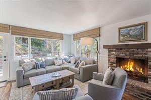 Family Room with Fireplace and HDTV