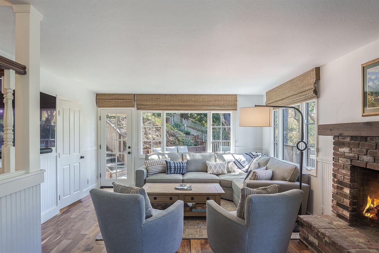 Family Room with Fireplace and HDTV