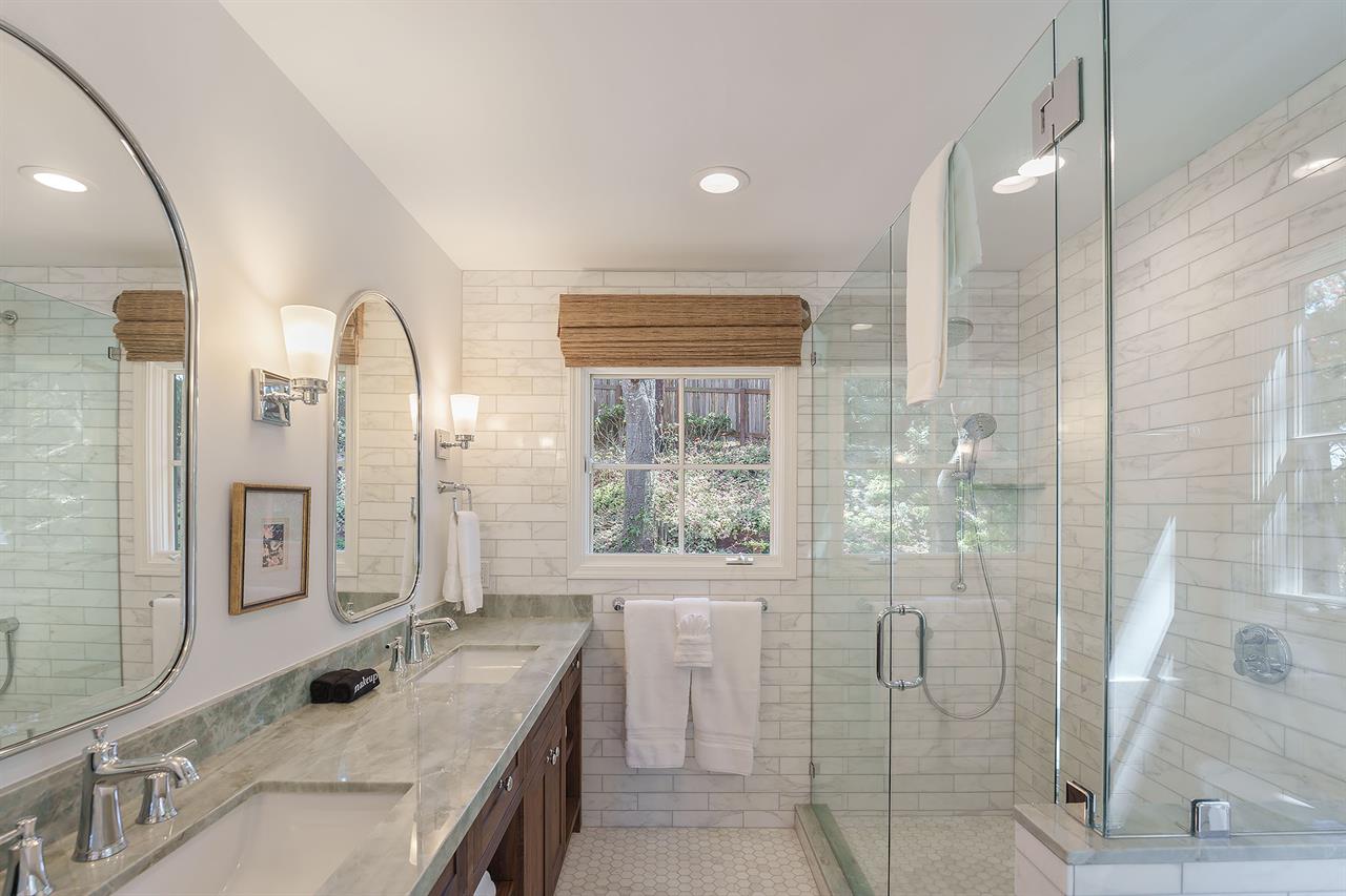 En Suite Bathroom with Shower, Two Sinks