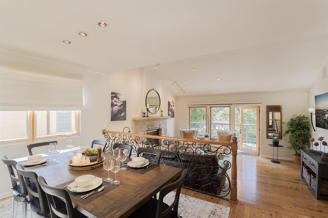 Dining Area between the Living Room and the Kitchen