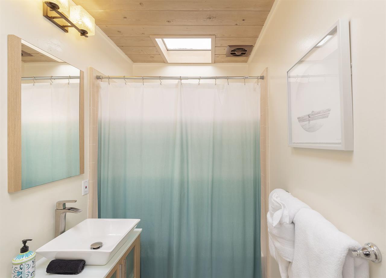 Hall Bathroom with ShowerOverTub