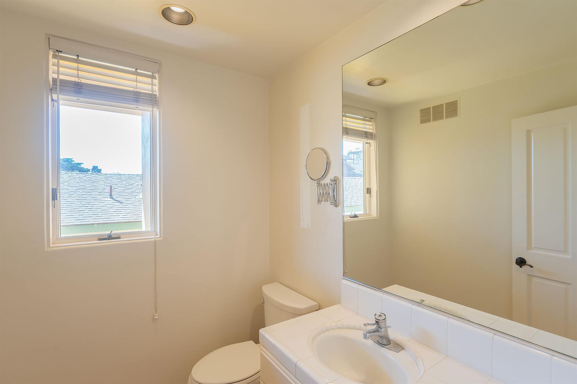 Powder Room Upstairs Near Living Area