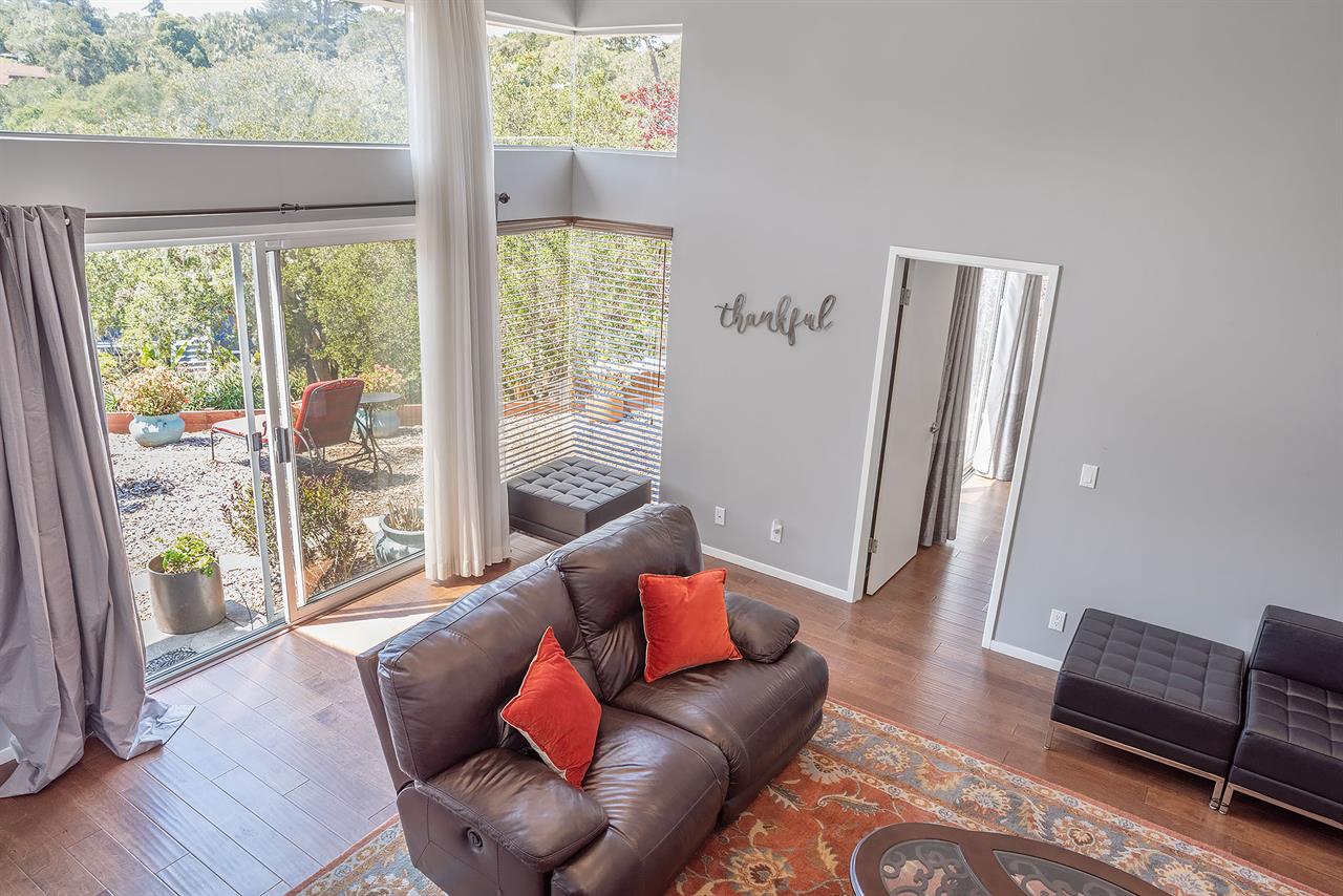 Living Room Seen From the Upstairs Landing