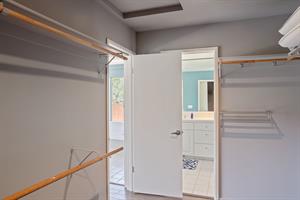 Bedroom 1, Walkin Closet with Two Entrances