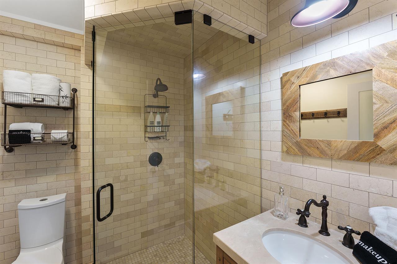 Bathroom Near Media Room, Shower