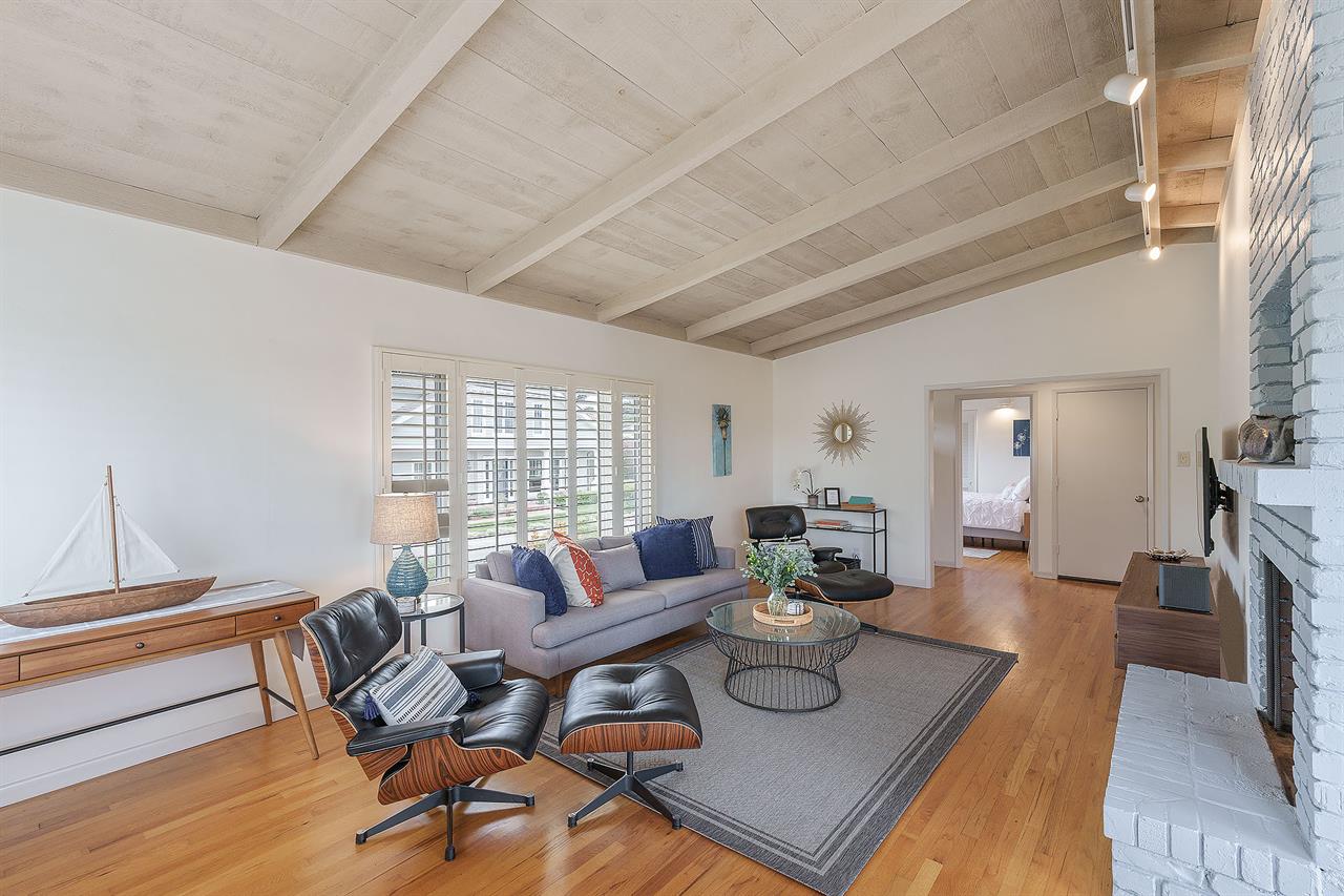 Great Room with Living Room, Dining Area and Kitchen