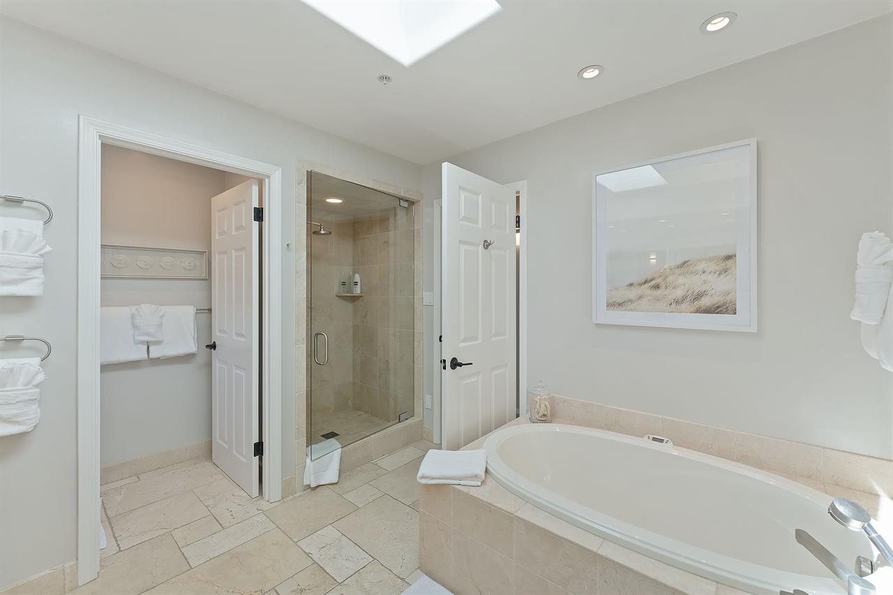 En Suite Bath with Shower and Separate Tub