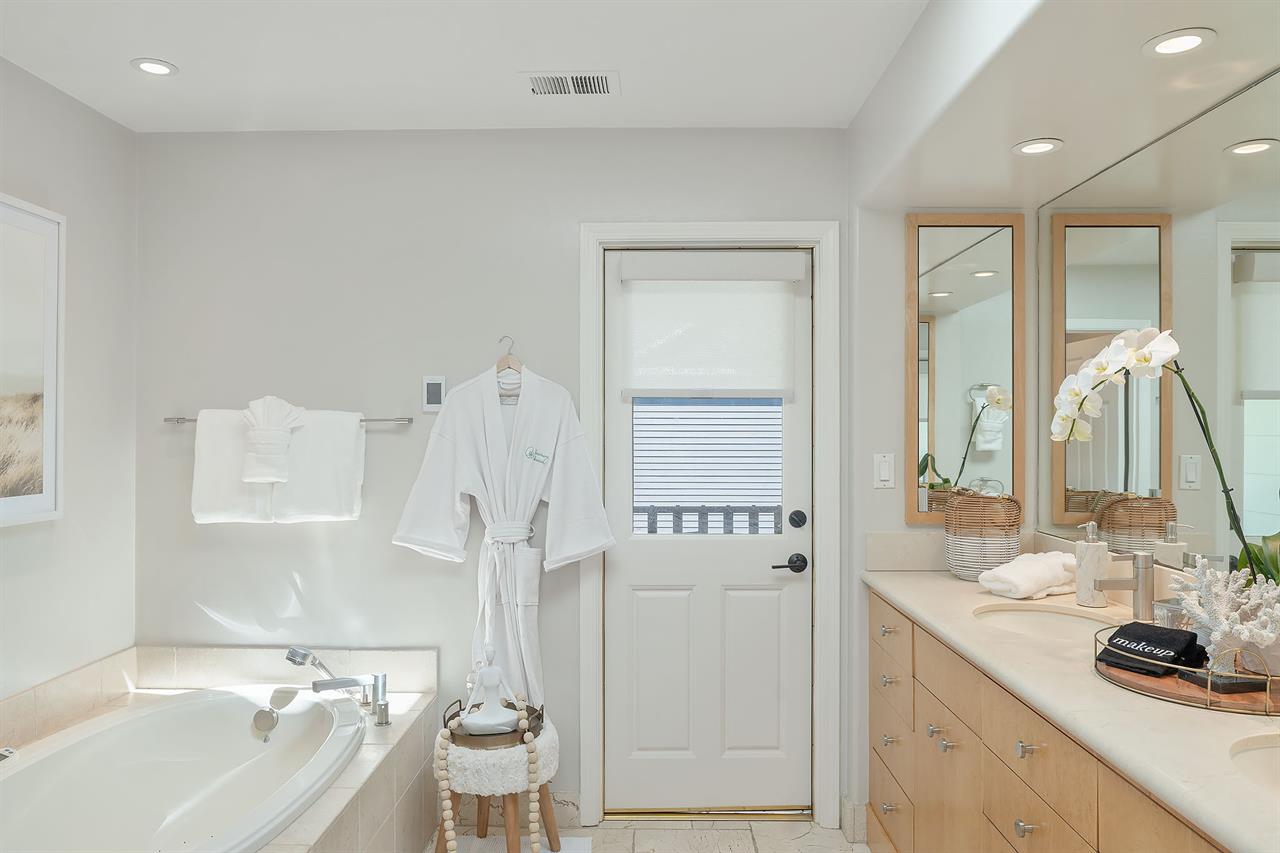 En Suite Bath with Shower and Separate Tub