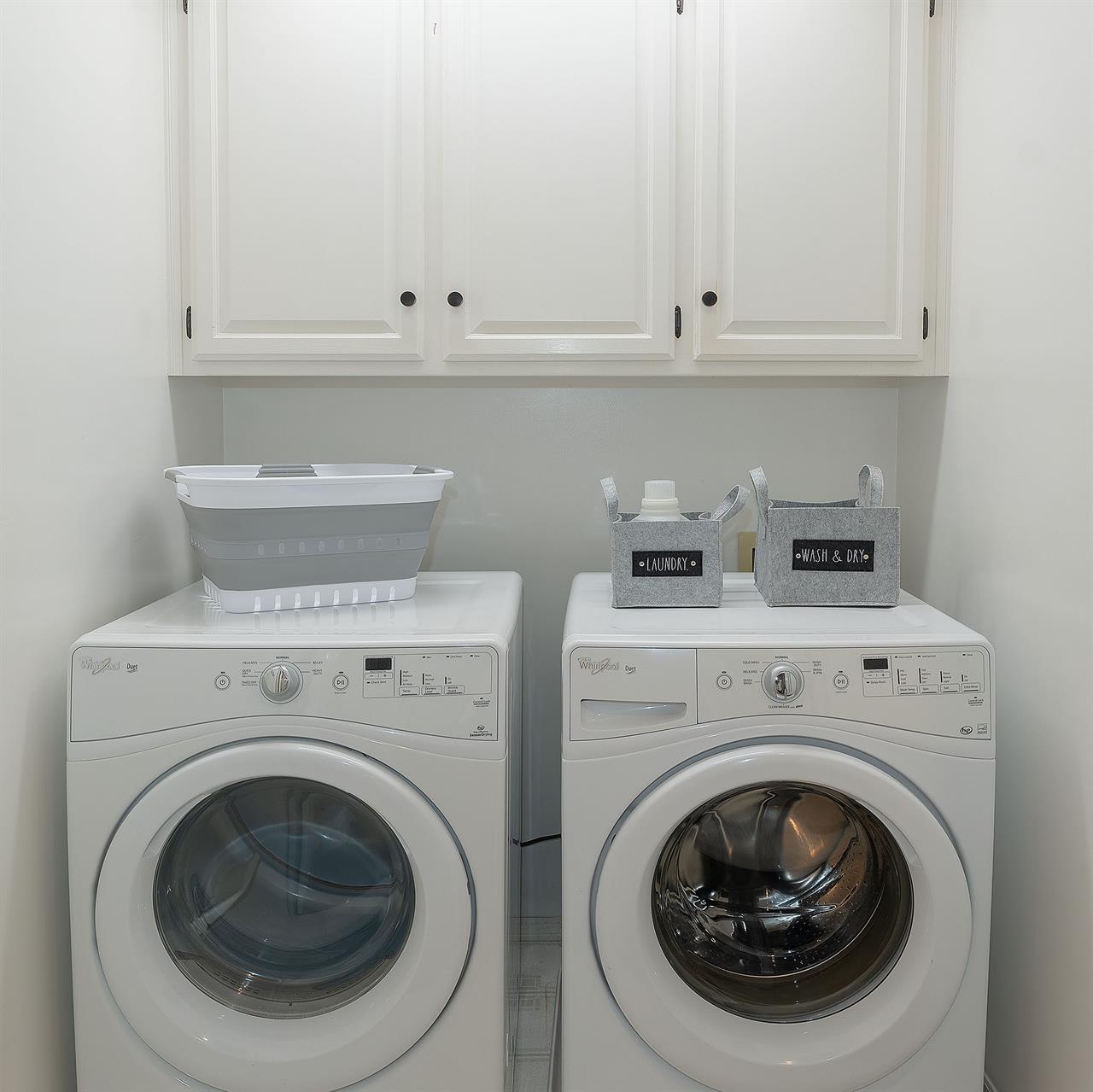 Laundry Room is Upstairs Near All the Bedrooms