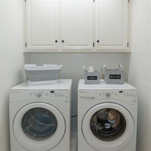Laundry Room is Upstairs Near All the Bedrooms