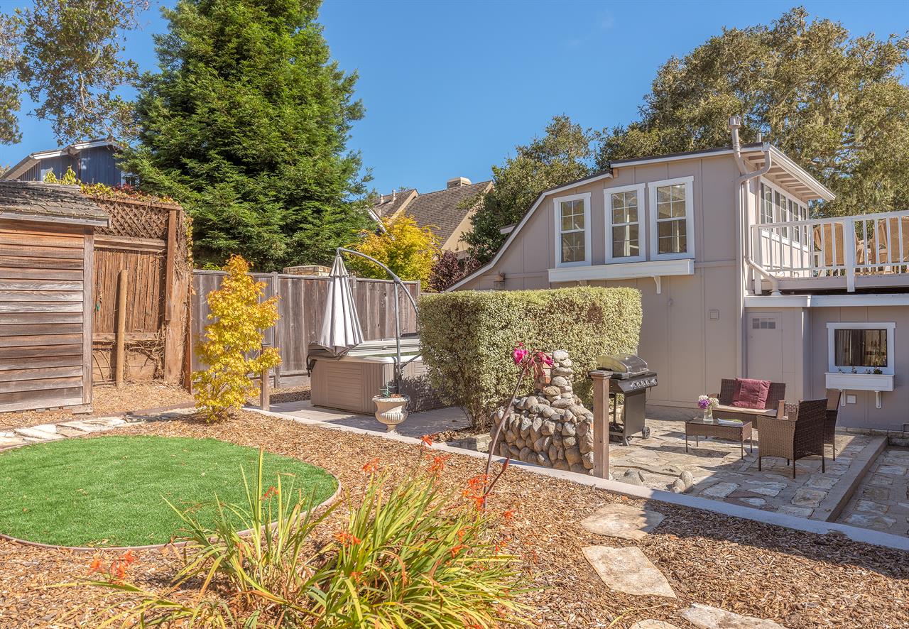 Back Yard, Shows Guest House Unit Behind Main House