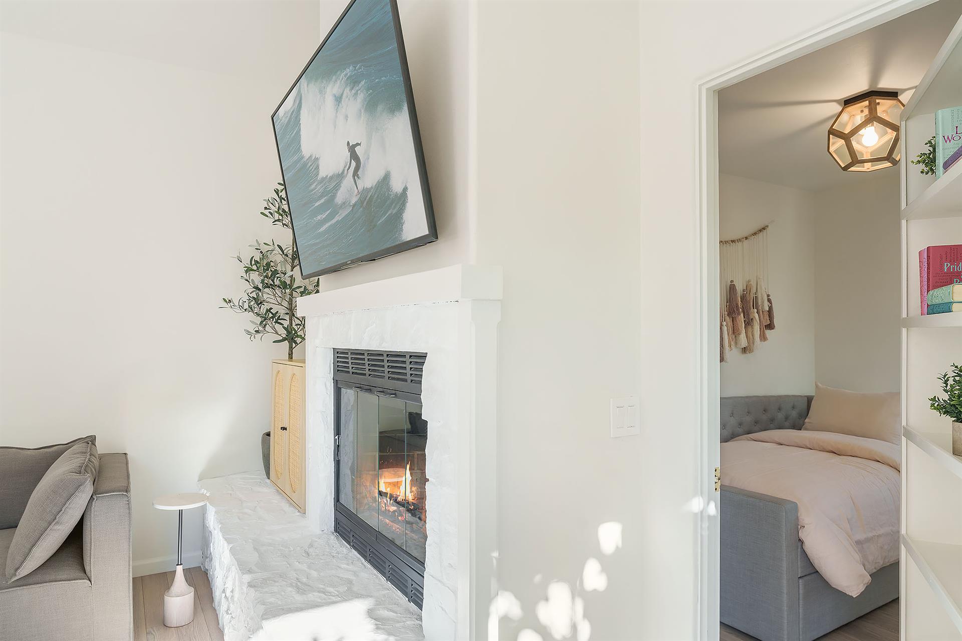 Family Room with a Secret Door