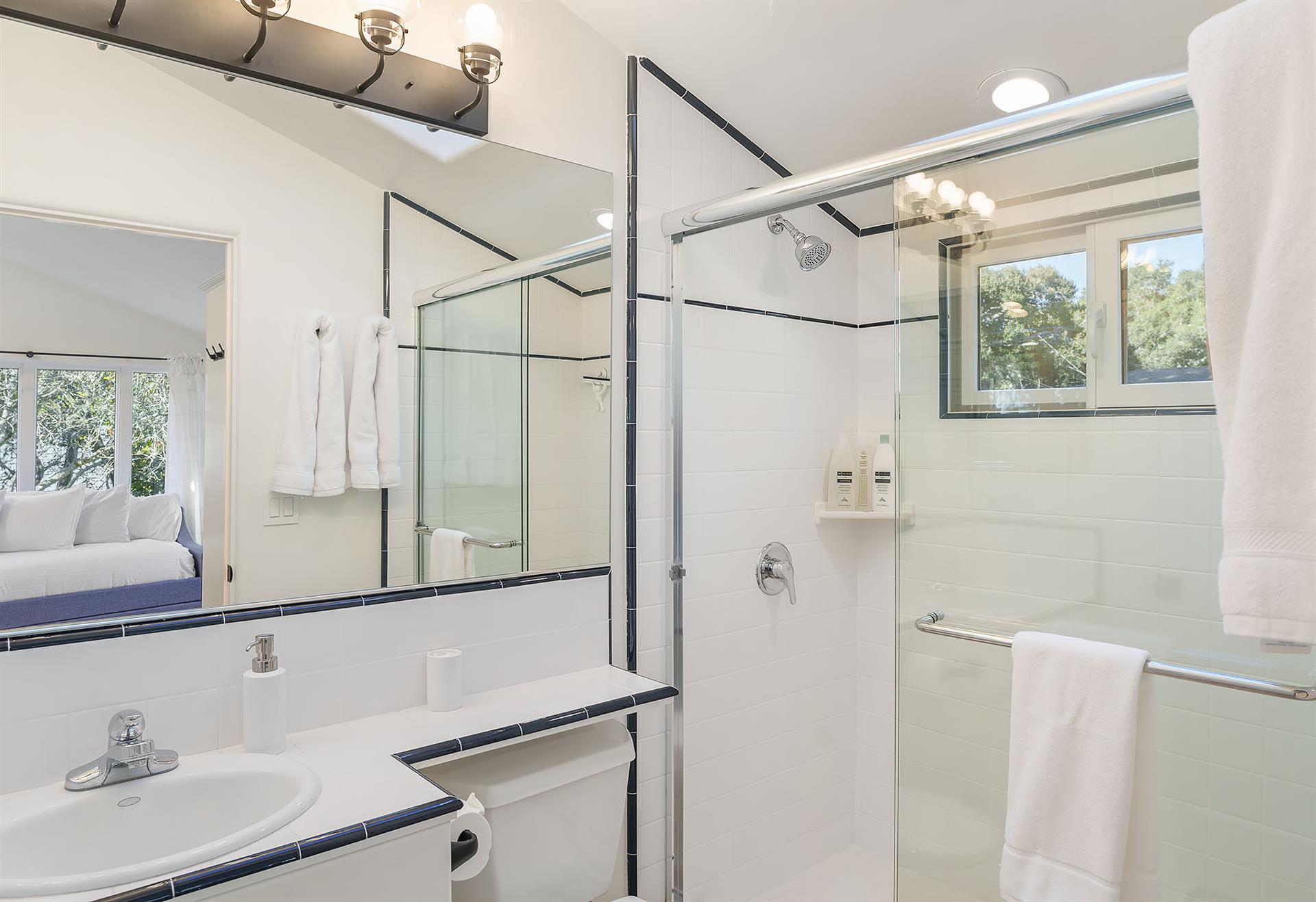 En Suite Bath with Shower in Bedroom 3