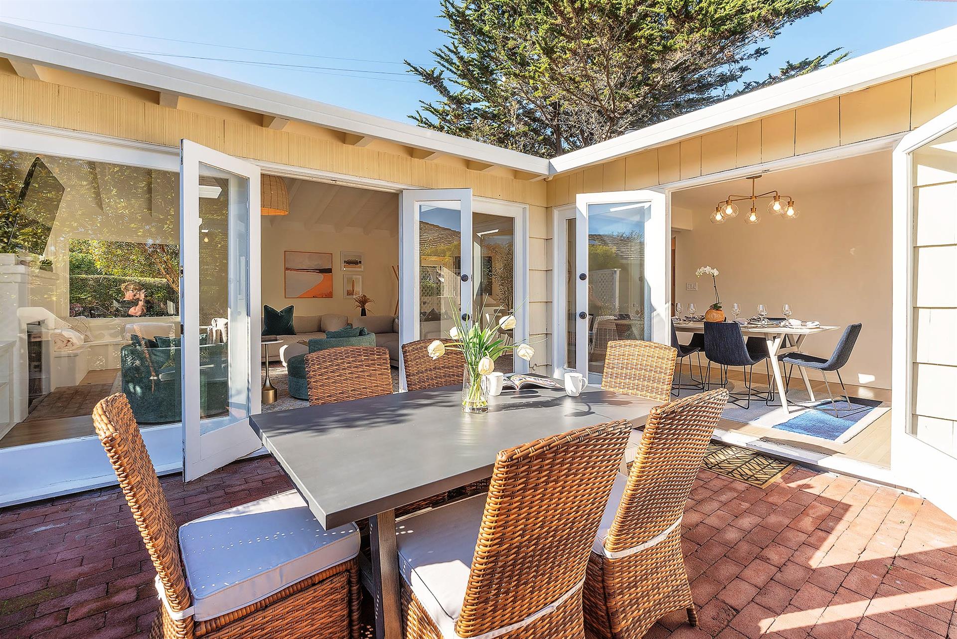 Outdoor Patio with Gas Grill