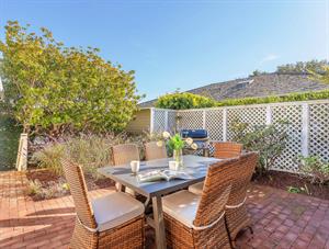 Outdoor Patio with Gas Grill