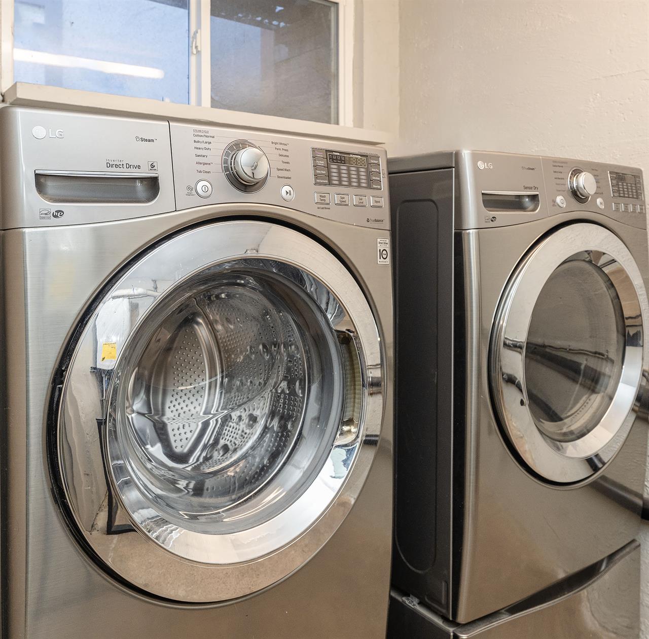 Laundry Area in in the Basement