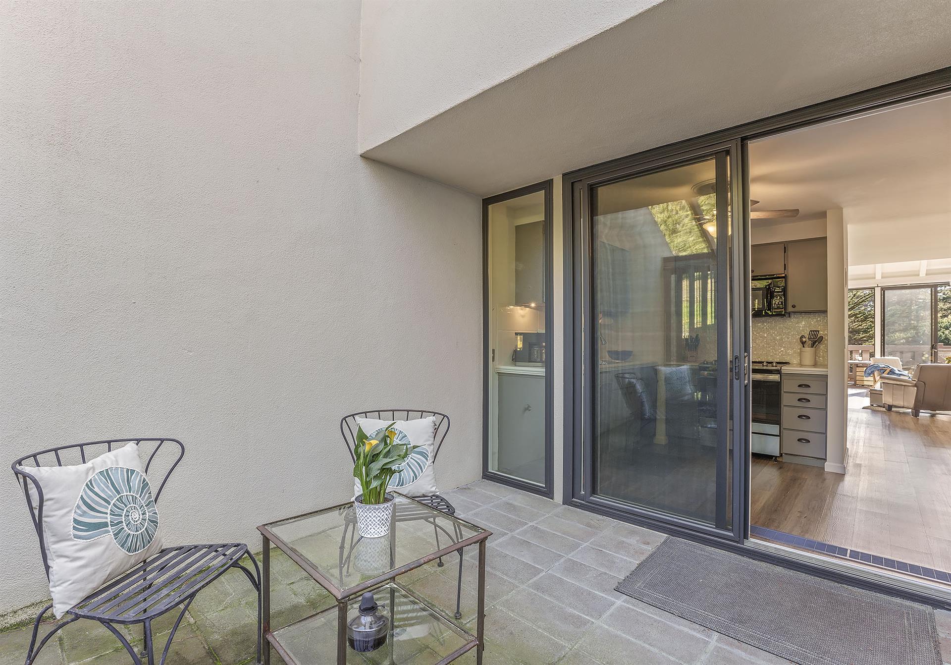 Front Entry Patio Just Outside the Kitchen