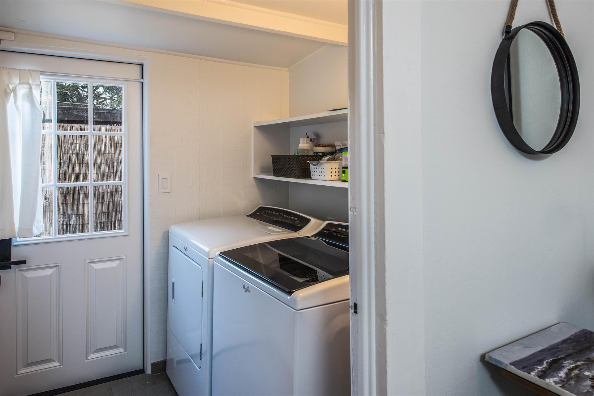 Laundry Room off Kitchen Space