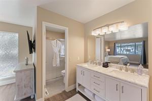 Bedroom 1, King Bed, TV, En Suite with Shower