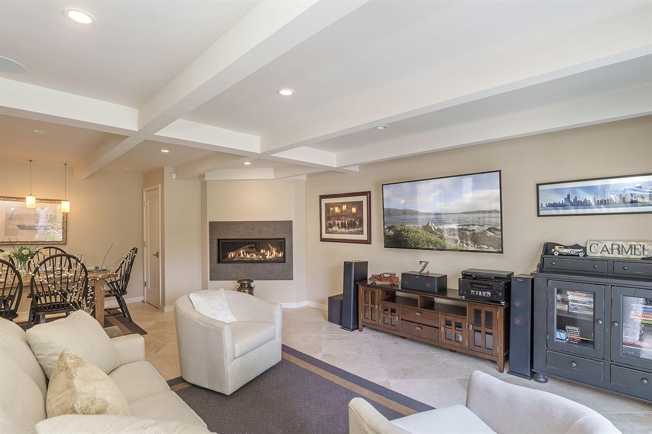 Family Room with Fireplace and HDTV