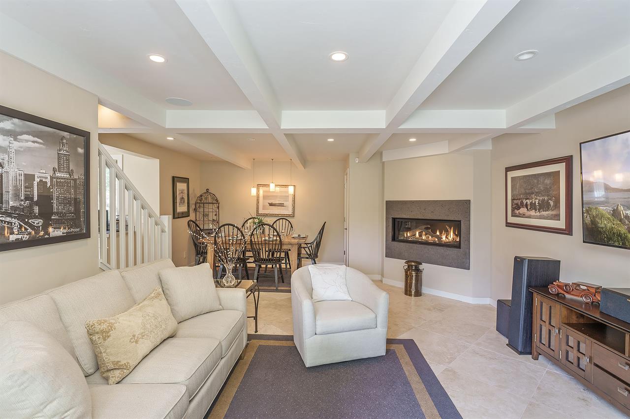 Family Room with Fireplace and HDTV