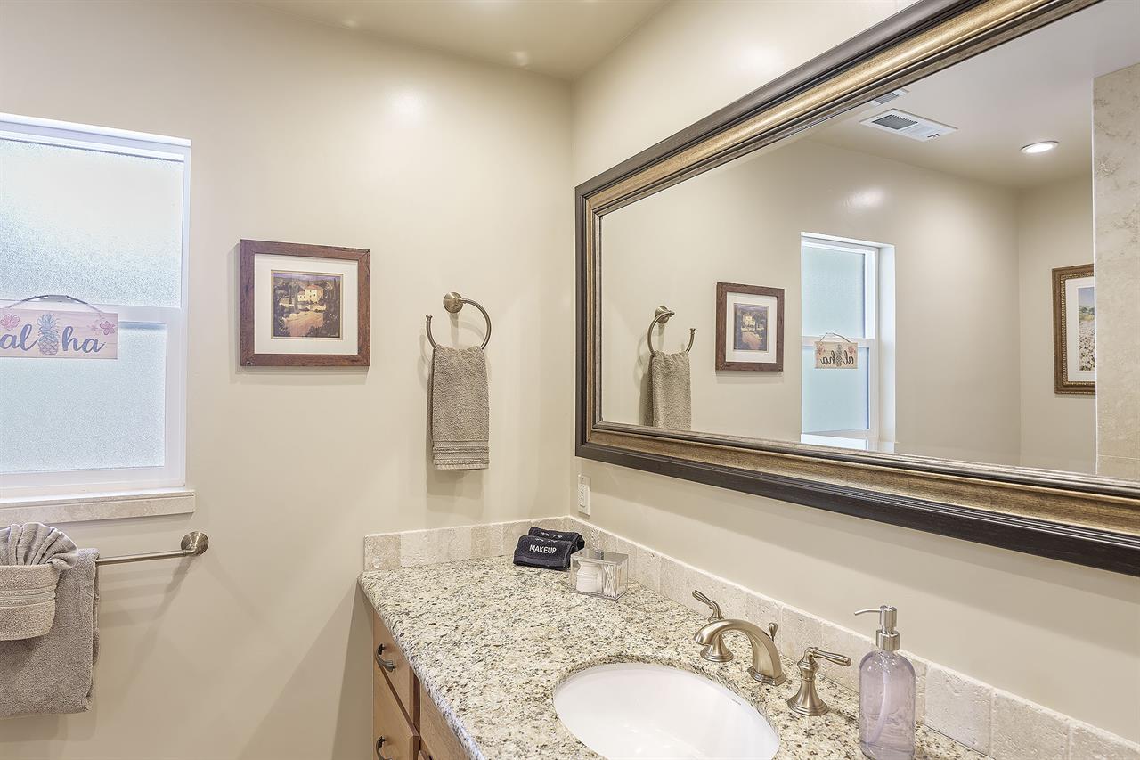 Upstairs Bedroom 3, Queen Bed, TV, En Suite with Shower