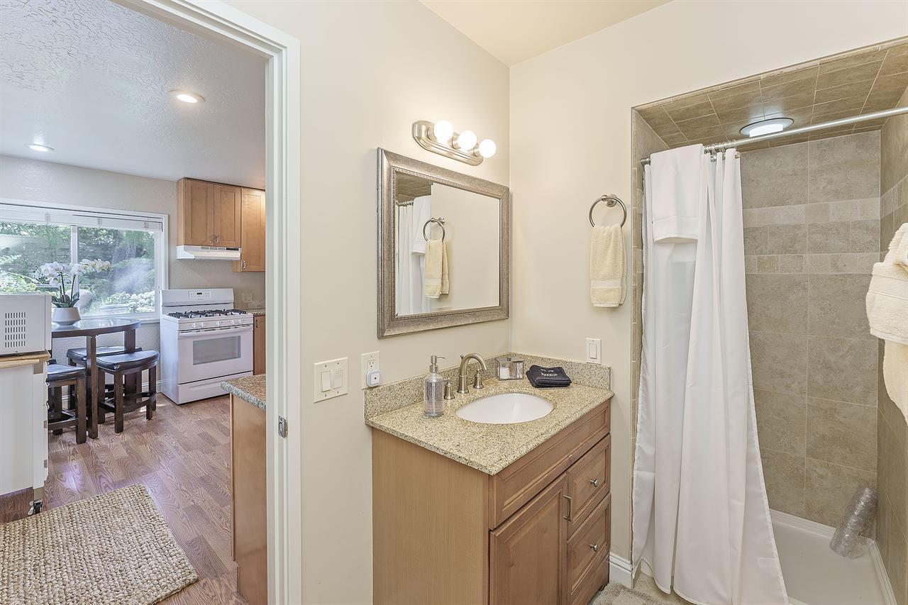 Guest SuiteBedroom 4, King, TV, Bathroom with Shower