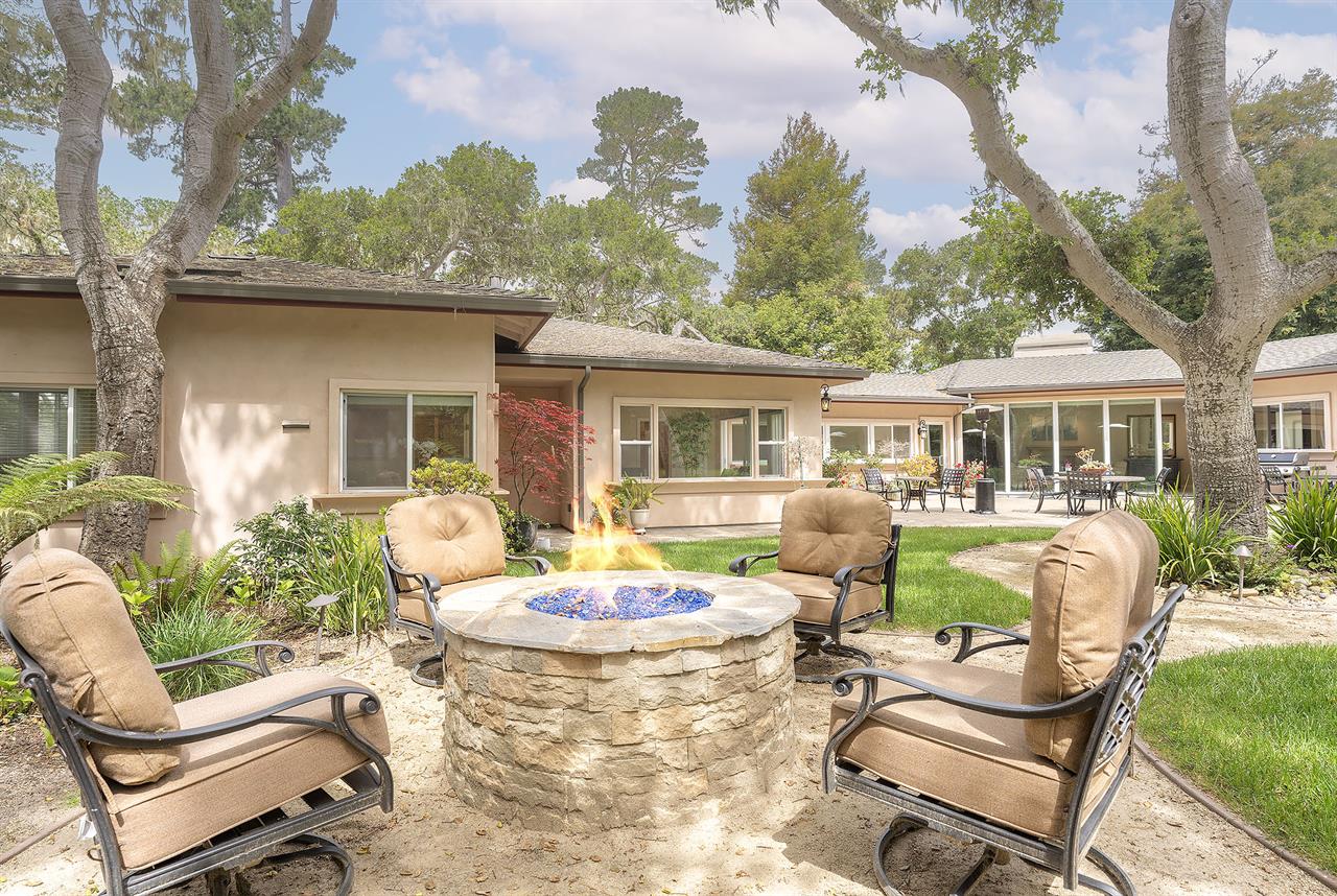 Amazing Back Yard with Large Patio, Fire Pit, Gas BBQ Grill