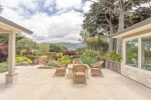 Front Patio with a Fire Pit
