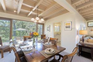 Dining Area Next to the Kitchen Seats Six