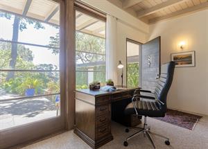 Desk with a Garden View