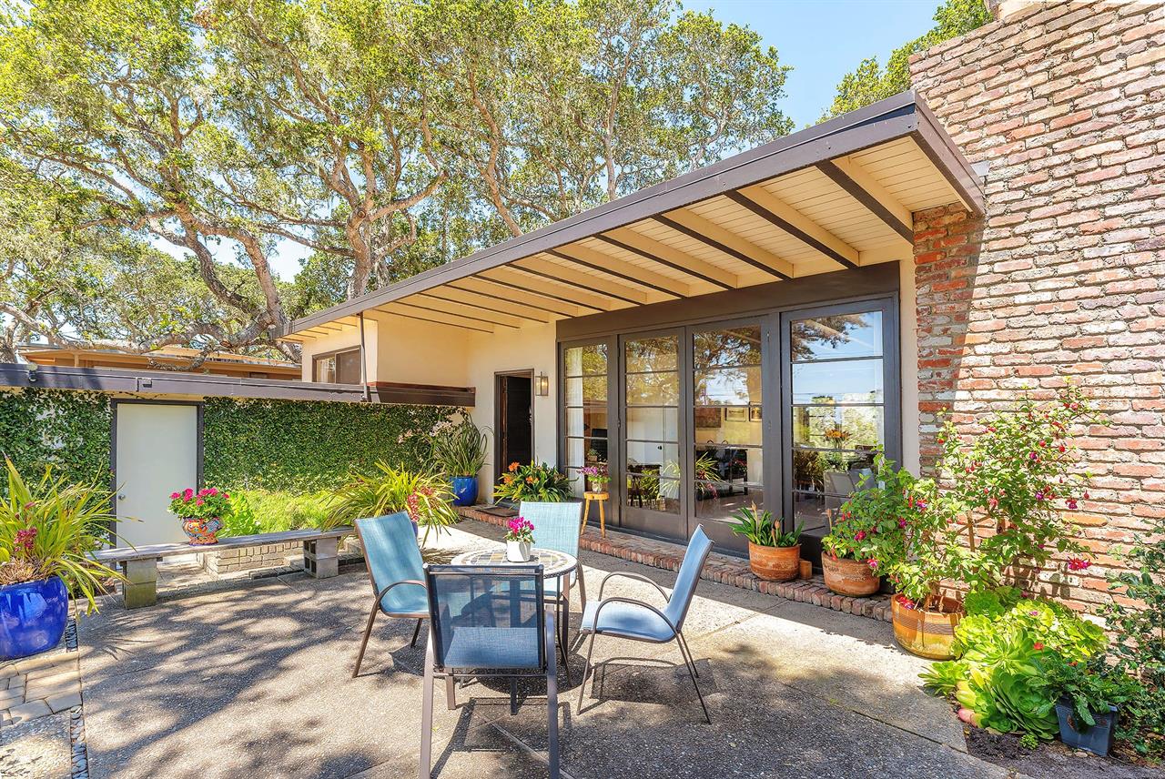Front Patio is Surrounded with a Stunning Garden