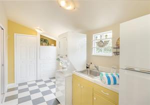 Laundry Area Next to the Kitchen