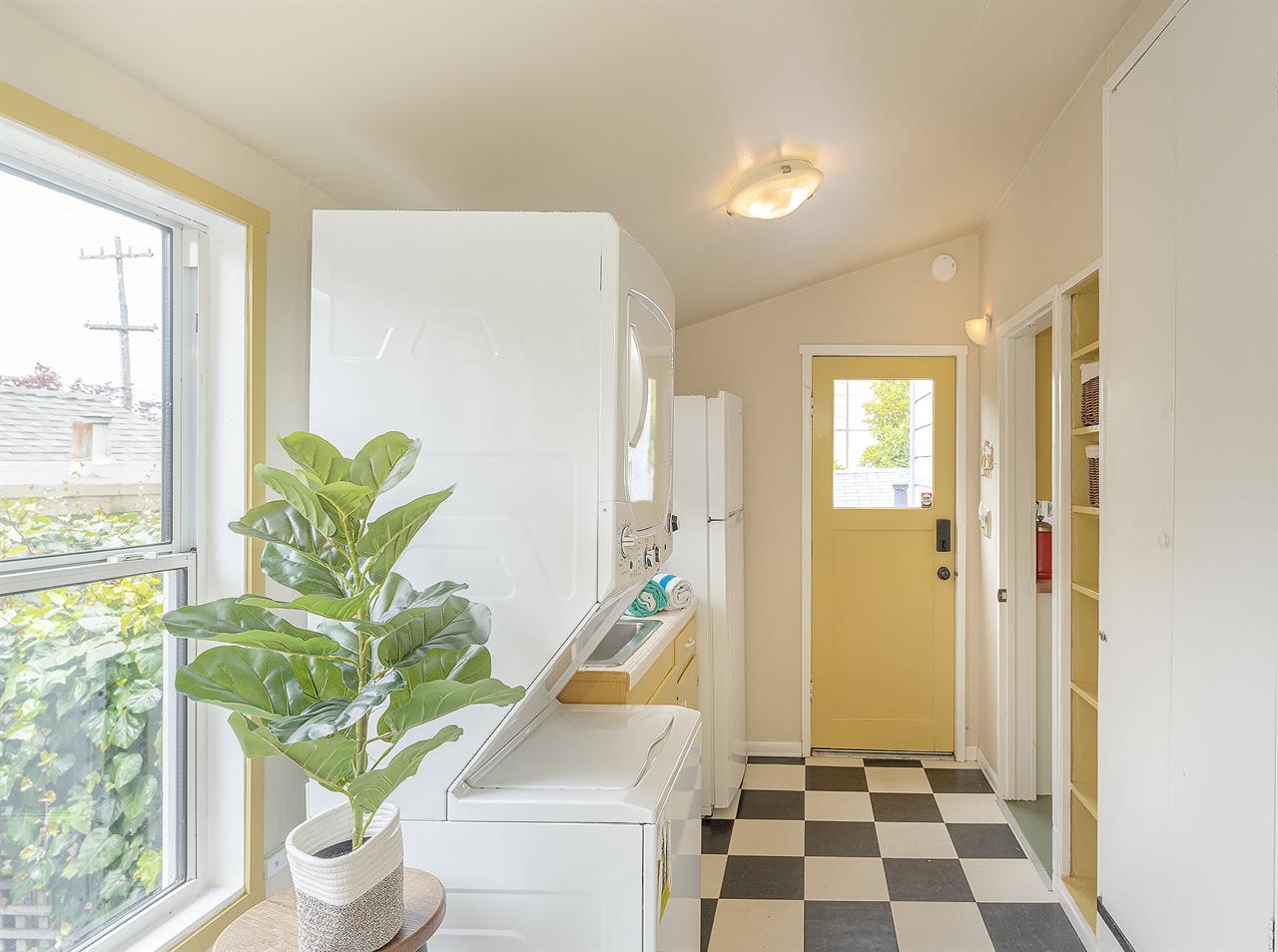 Laundry Area Next to the Kitchen