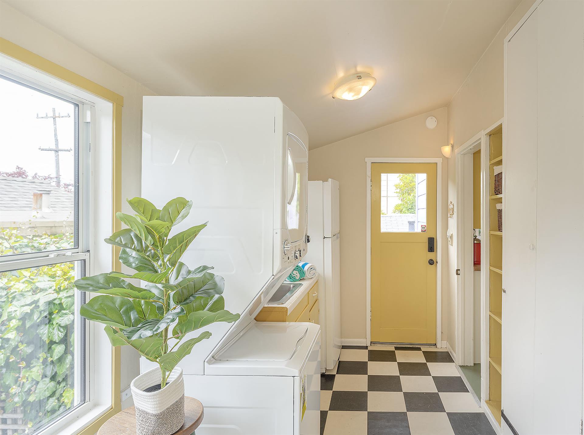 Laundry Area Next to the Kitchen