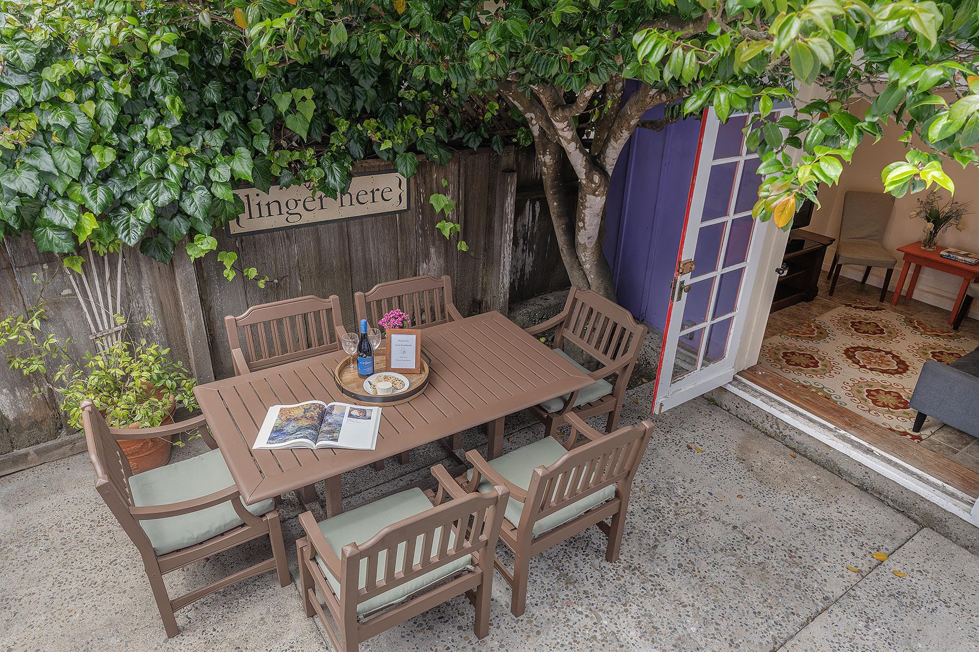 Outdoor Patio with Gas Grill