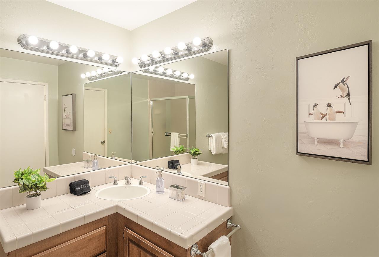 Full Hall Bathroom has a Shower