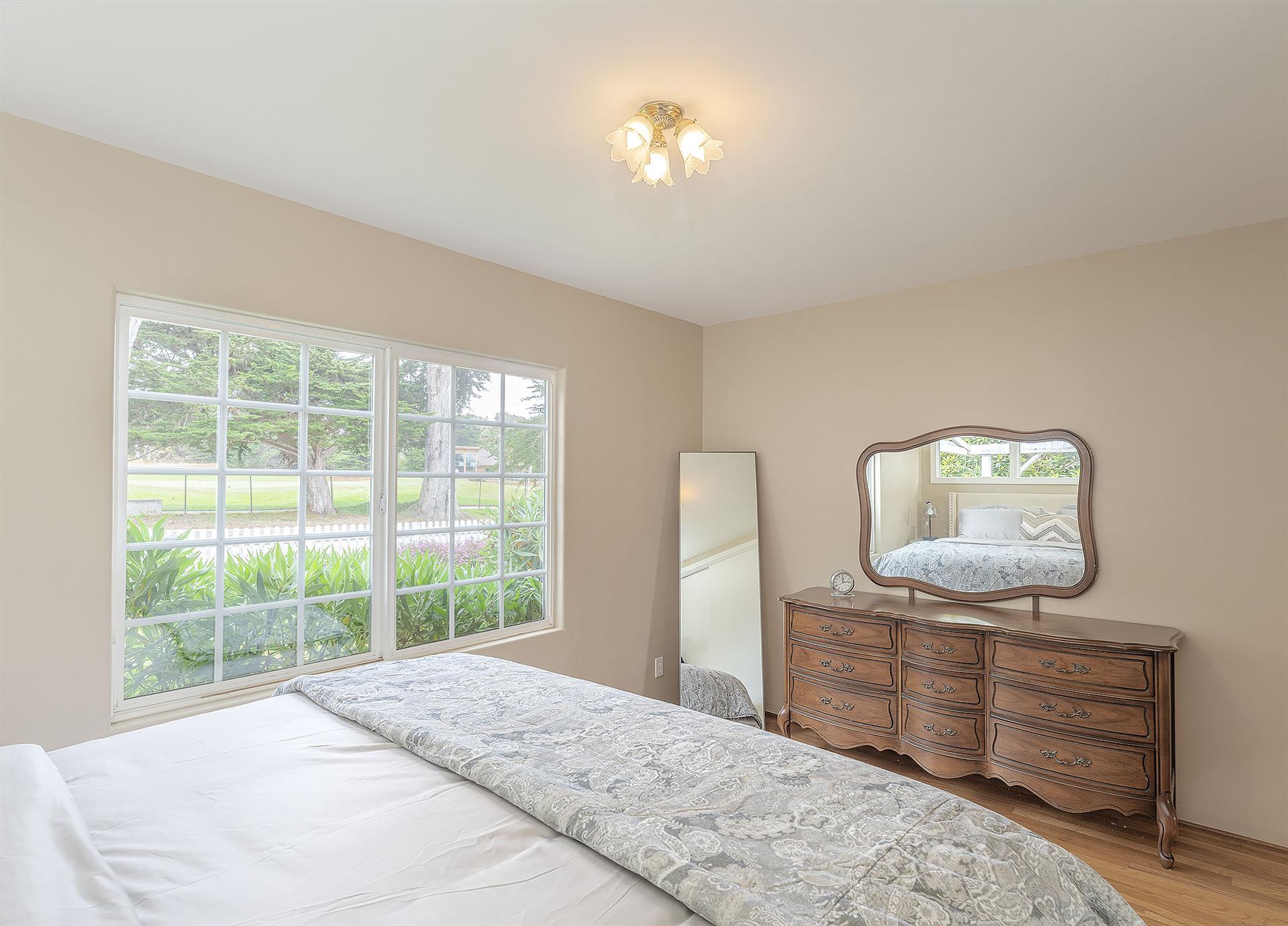 Downstairs, Bedroom 3  King Bed, Golf Course View