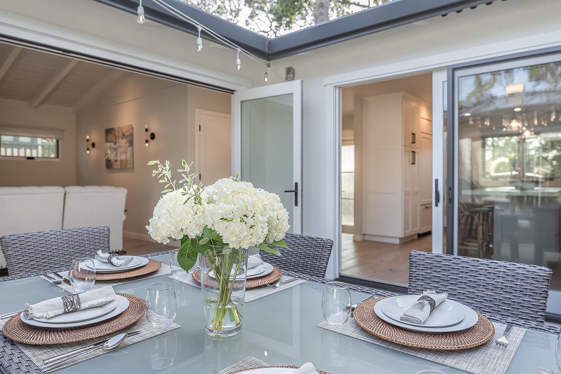 Enjoy Dining AlFresco in the Central Courtyard Patio
