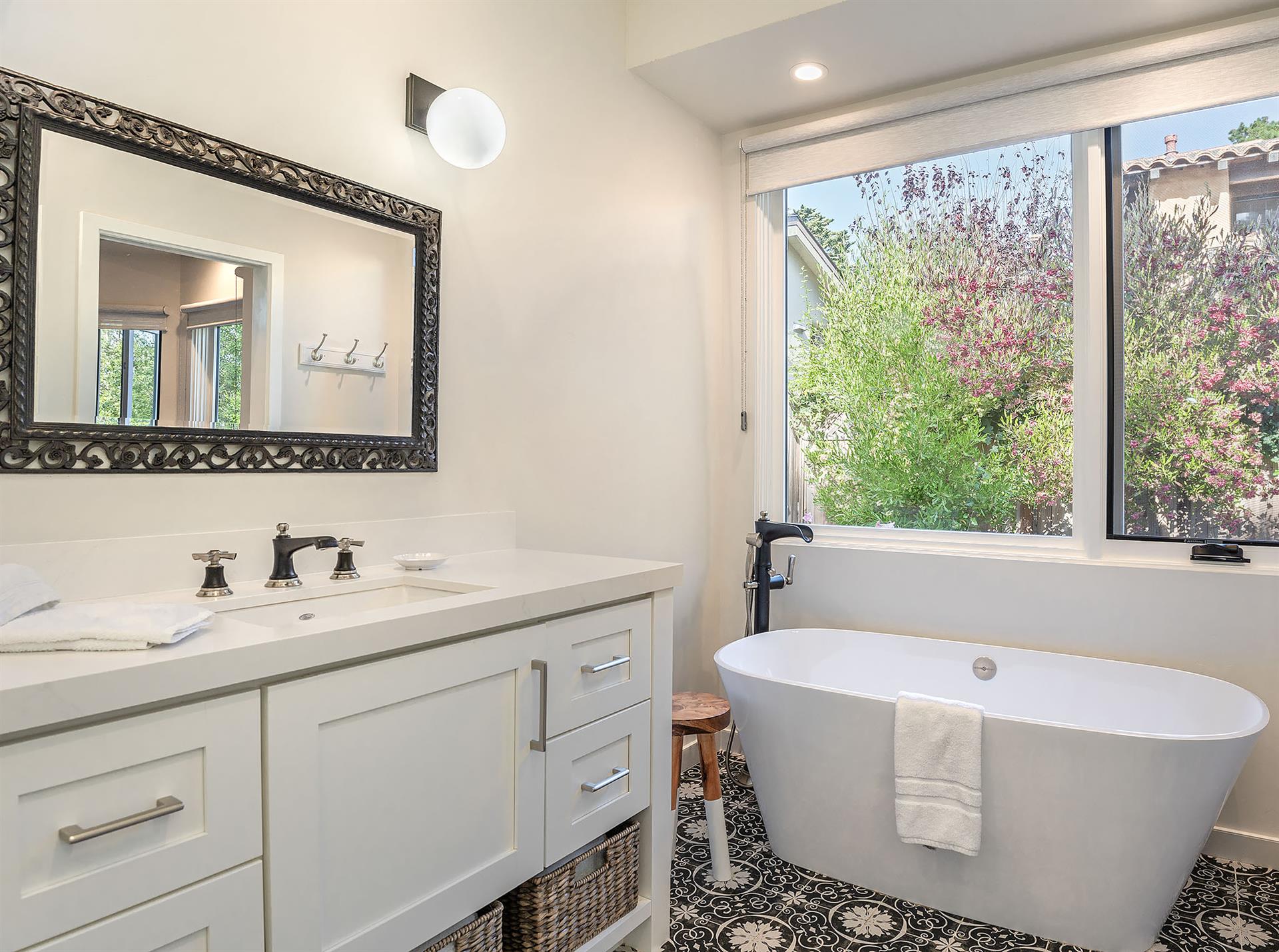 En Suite Bath for Bedroom 1  Shower  Soaking Tub