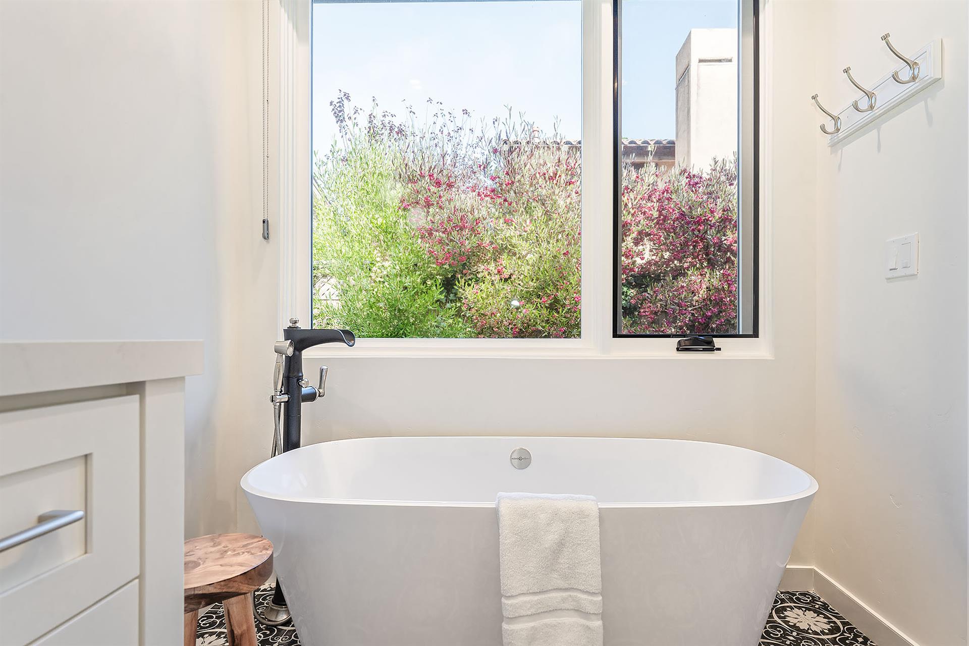 En Suite Bath for Bedroom 1  Shower  Soaking Tub
