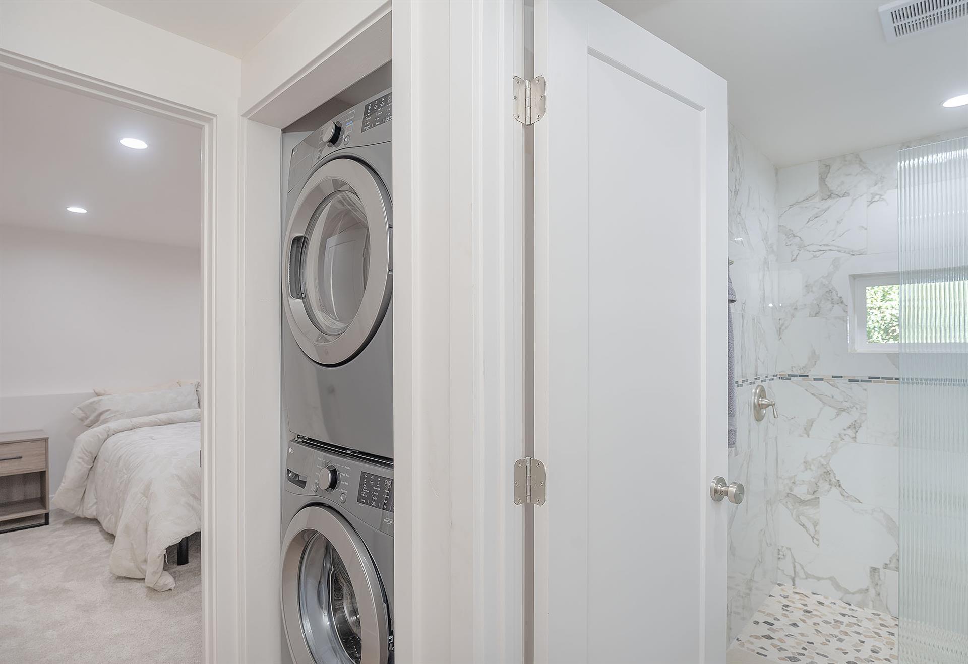Washer and Dryer Come with the Rental