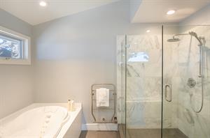 En Suite Bath with Jetted Tub and Separate Shower