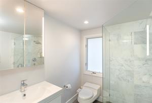 Bathroom 2 with Shower Near the Upstairs Family Room
