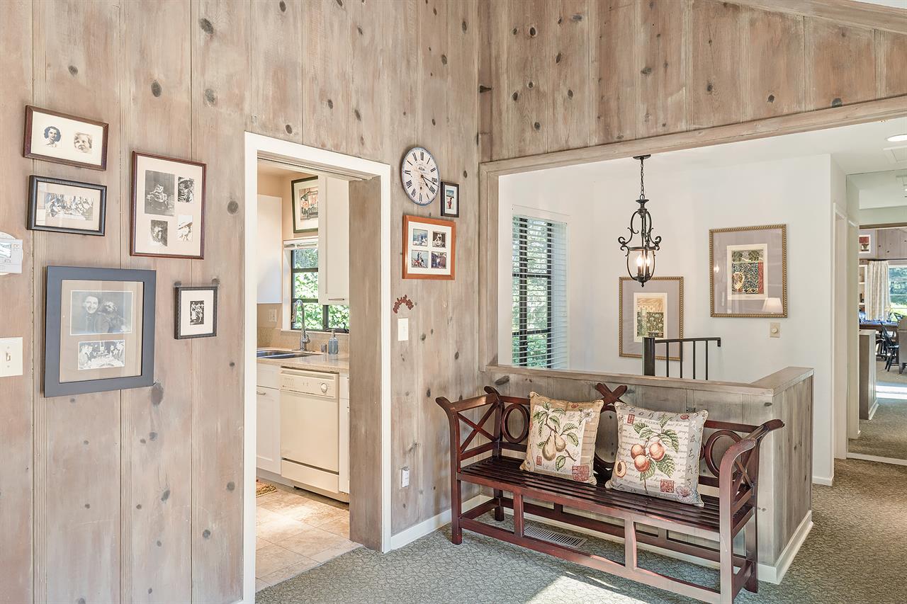 Upstairs Looking Toward the Spiral Staircase Leading Downstairs