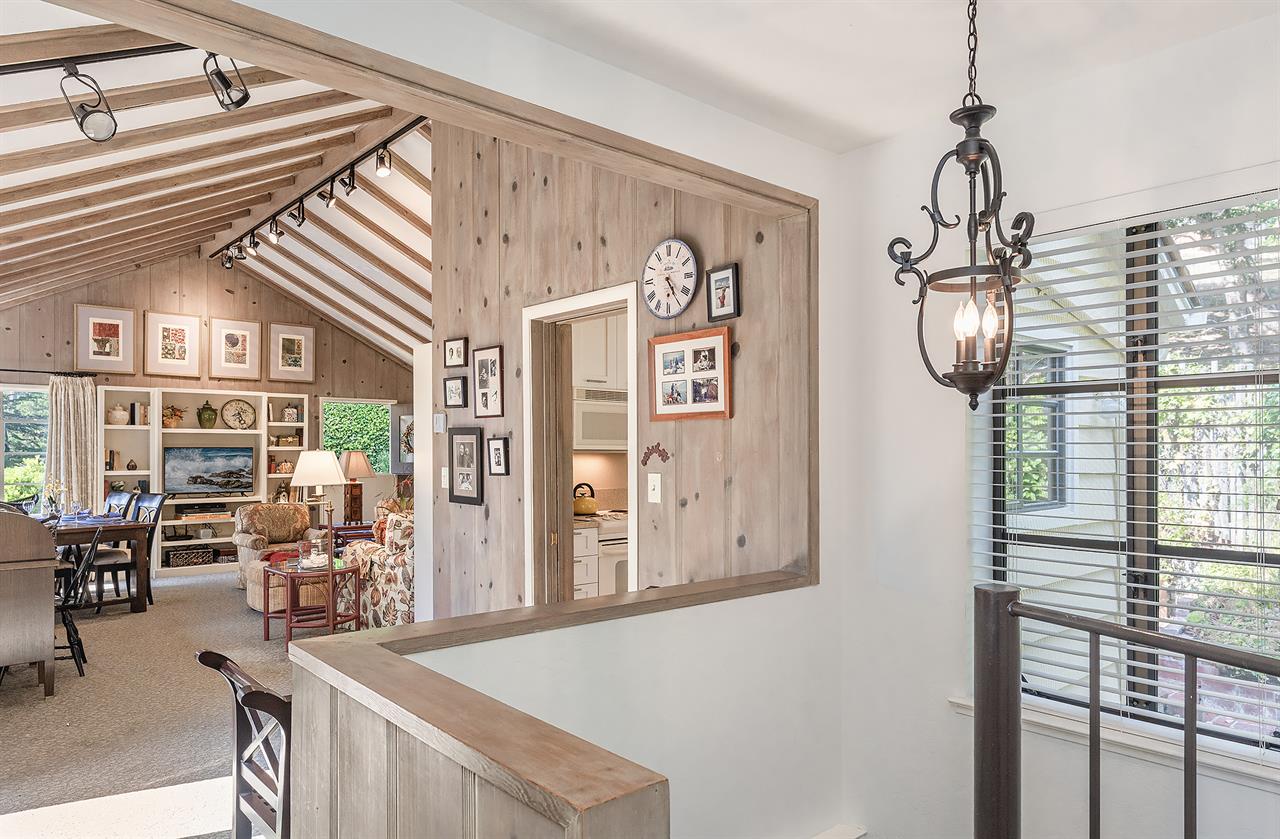 Upstairs Looking Toward the Spiral Staircase Leading Downstairs